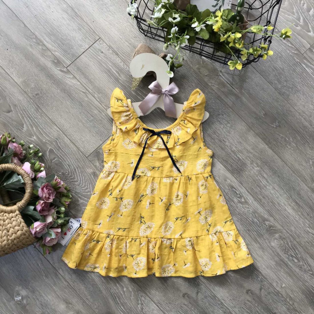 Váy boi hoa tay tiên xuân hè- v50125-